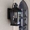 Vaxcel Lexington Aluminum Black Motion Sensor Dusk to Dawn Outdoor Wall Light Clear Glass T0637 - alternate 1